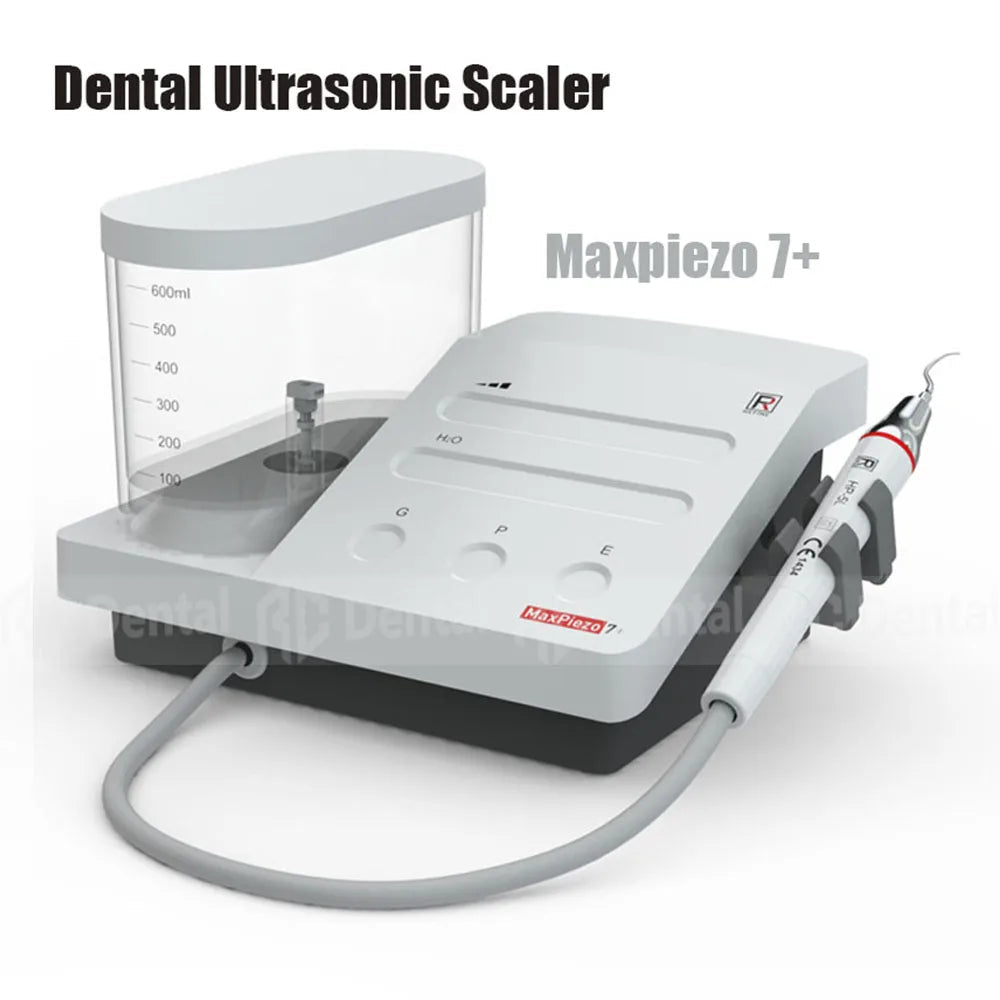 Para veterinário pet s dental scaler ultra-sônico endo escamação dentes com garrafa de água led periodontia handpiece destacável maxpiezo 7 +