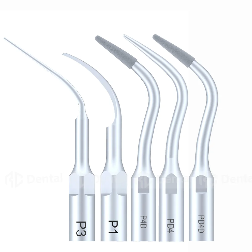 Para ems pica-pau refinar ultra-sônico escalador handpiece ponta dental scaler dicas 5 pçs p1 pd1 p3 p3d pd3 p4 p4d pd4 pd3d pd4d