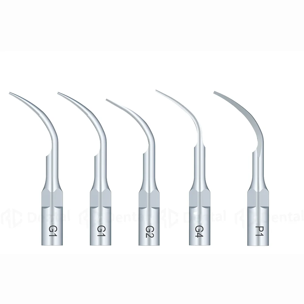 Para ems woodpecker refinar ultra-sônico scaler handpiece ponta de escamação dental supragengival scaler dicas g1 g2 g3 g4 g5 g6 p1