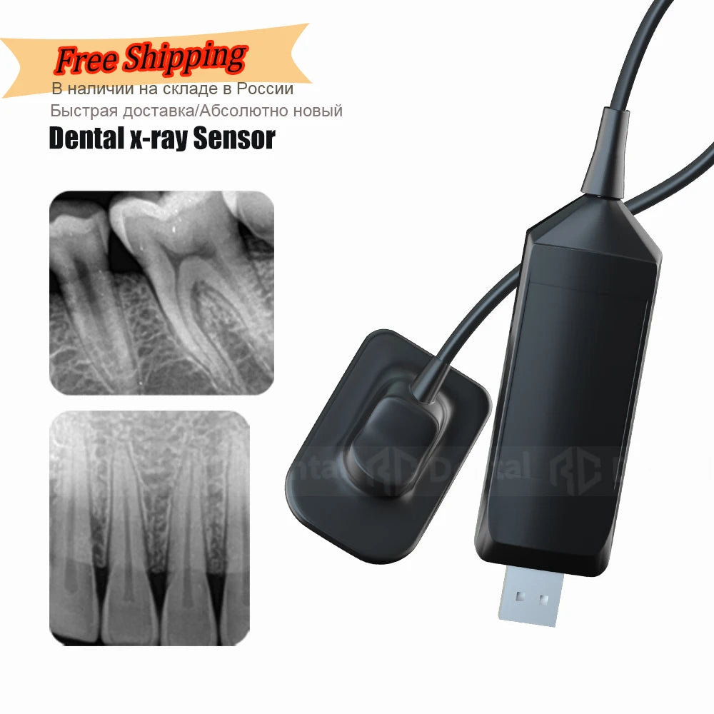 Sensor dental médico de raio x, sistema intraoral digital de transmissão rápida, inclui software, cabo de 3m