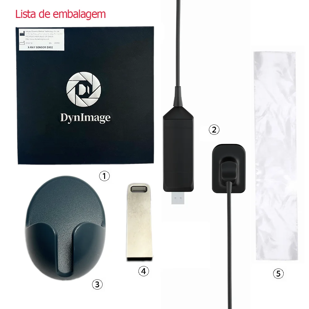 Sensor de raio x dental dynimage sistema intraoral digital de transmissão rápida intra-oral com software 3m cabo imagem clara dynimage