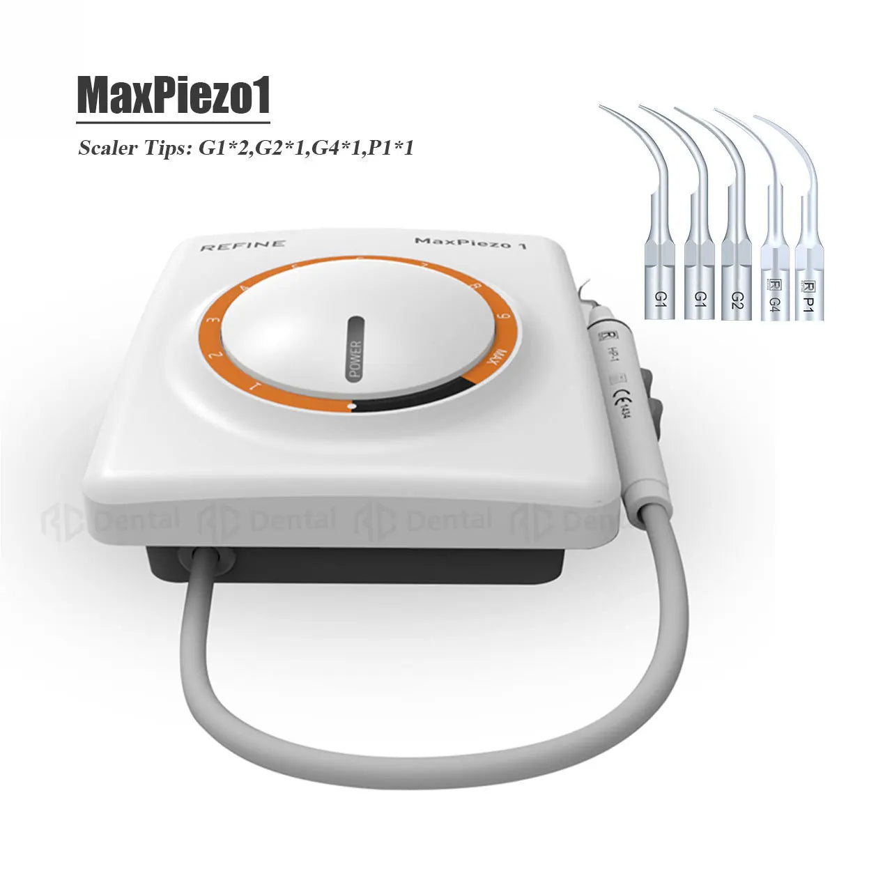 Dental ultra-sônico cálculo scaler dentes orais tártaro removedor de manchas de placa mais limpa remoção de clareamento dos dentes refinar maxpiezo 1