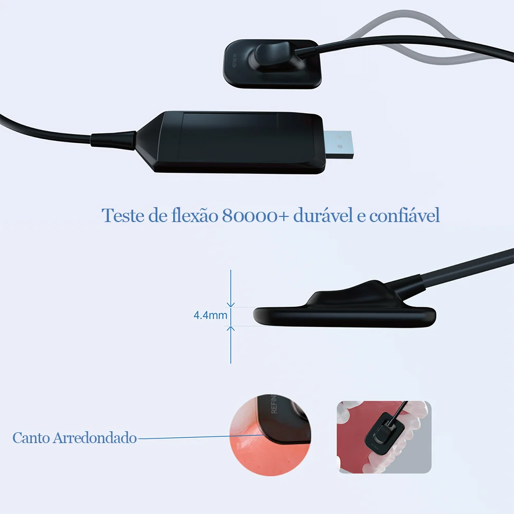 Sensor de raio x dental dynimage sistema intraoral digital de transmissão rápida intra-oral com software 3m cabo imagem clara dynimage