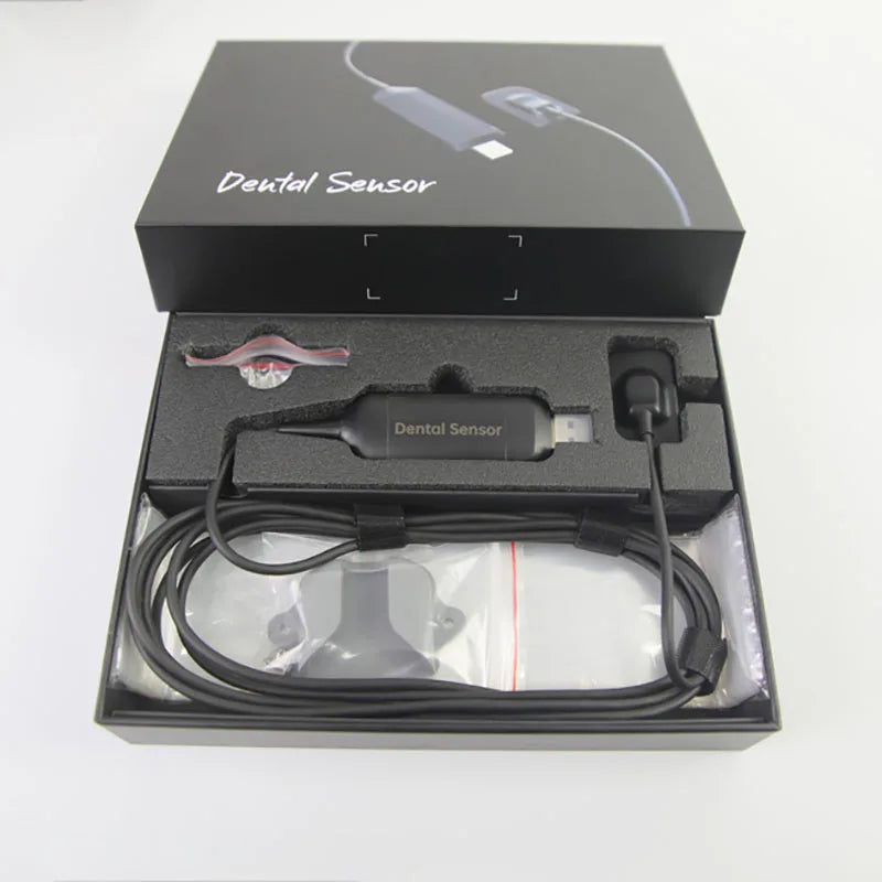 Sensor dental médico de raio x, sistema intraoral digital de transmissão rápida, inclui software, cabo de 3m