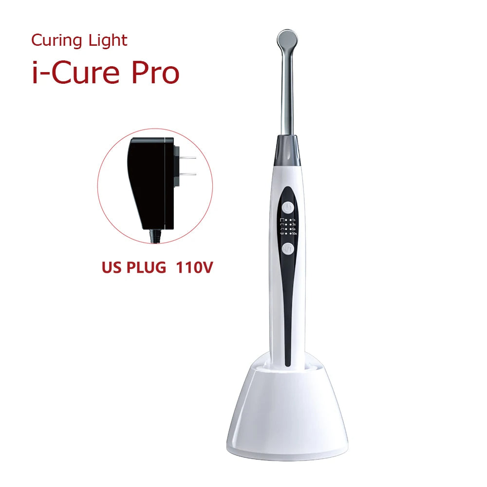 Máquina de luz de cura dentária i-cure, 1 segundo, sem fio, lâmpada led, ajustável, luz azul, ferramentas de solidificação, i-cure plus