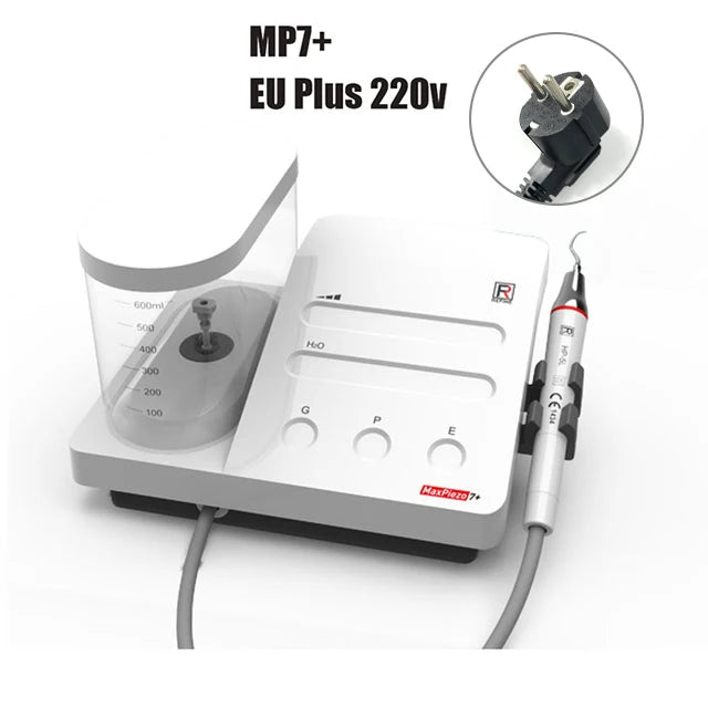 Para veterinário pet s dental scaler ultra-sônico endo escamação dentes com garrafa de água led periodontia handpiece destacável maxpiezo 7 +