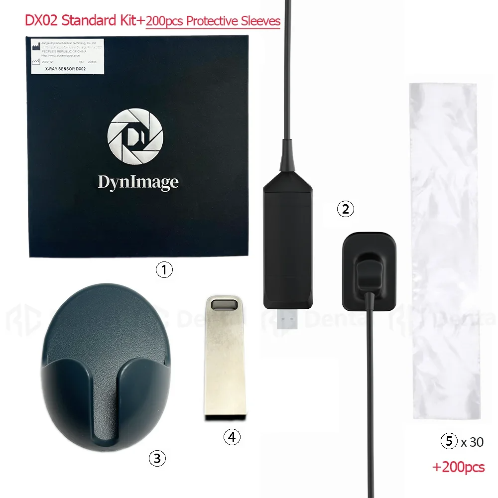 Sensor de raio x dental dynimage sistema intraoral digital de transmissão rápida intra-oral com software 3m cabo imagem clara dynimage