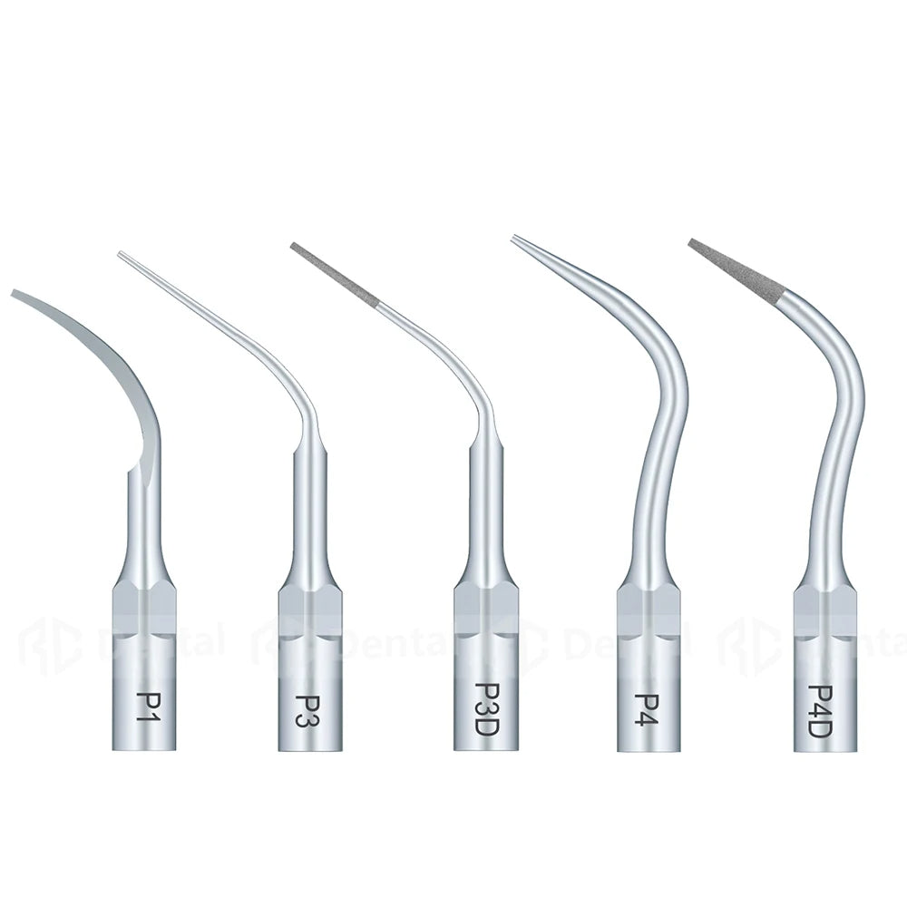 Para ems pica-pau refinar ultra-sônico escalador handpiece ponta dental scaler dicas 5 pçs p1 pd1 p3 p3d pd3 p4 p4d pd4 pd3d pd4d