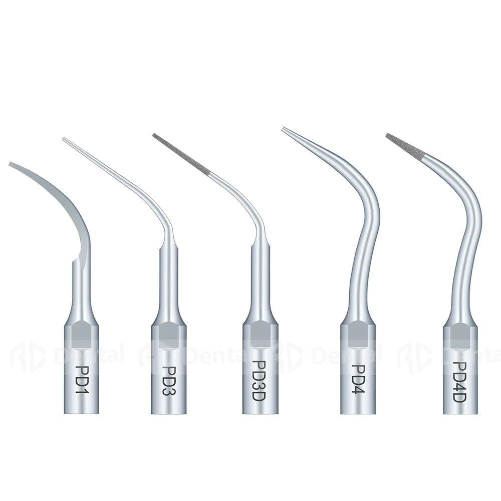 Para ems pica-pau refinar ultra-sônico escalador handpiece ponta dental scaler dicas 5 pçs p1 pd1 p3 p3d pd3 p4 p4d pd4 pd3d pd4d
