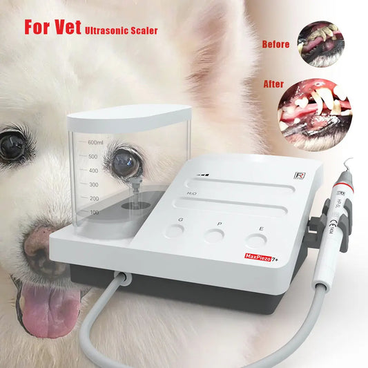 For Vet Pet s Dental Ultrasonic Scaler Endo Scaling Teeth with LED Water Bottle Periodontics Detachable Handpiece Maxpiezo 7+