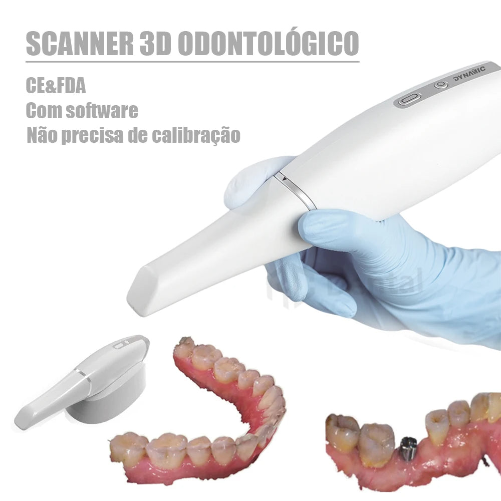 Sensor Digital Intraoral Dental com Software, Scanner 3D, Cor Real CAD CAM, Cadeira Side System, Medit