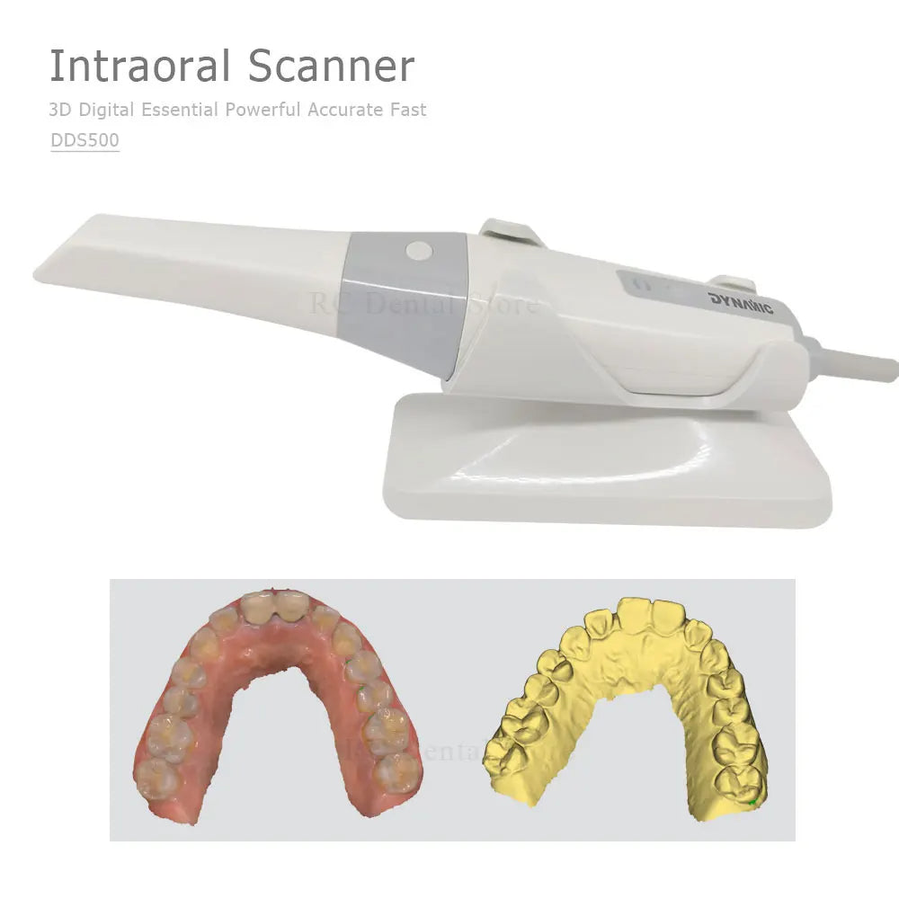 Varredor intraoral digital do sensor 3d do varredor dental com software cor real cad cam cadeira sistema lateral digitalização rápida usb