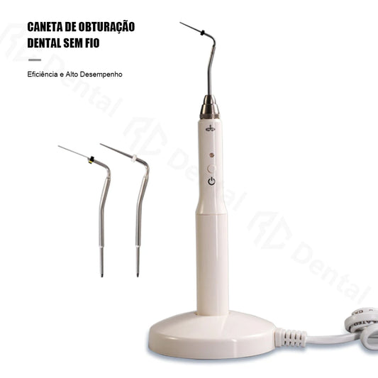 Dental Cordless Wireless Gutta Percha Obturation System Endo Heated Pen+ 2 Tips US EU Plug 220V 110V