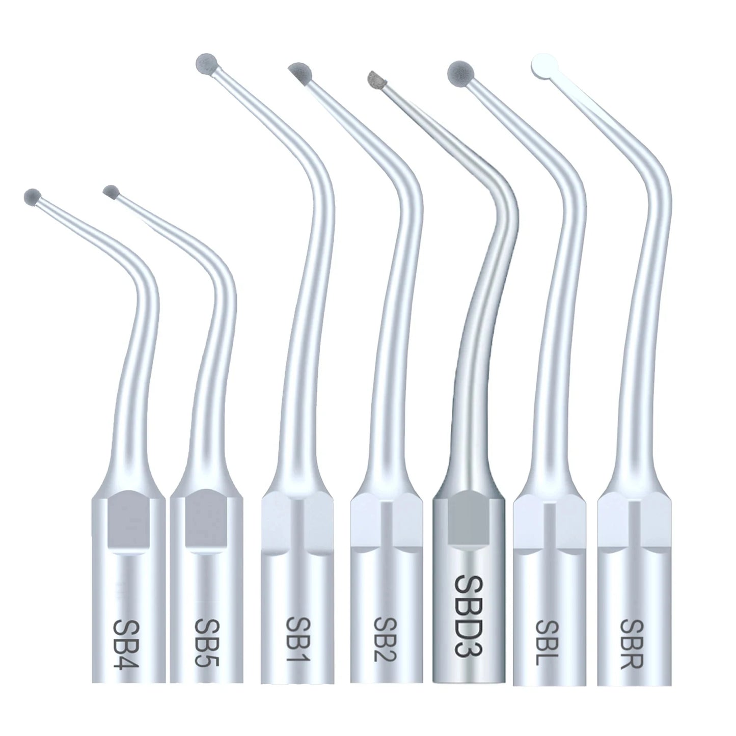 Dental Scaler Tip SB1 SB2 SB3 SB4 SB5 SBR SBL for EMS Microdont for Woodpecker Scaler Handpiece Ultrasonic Scaler Scaling Tips