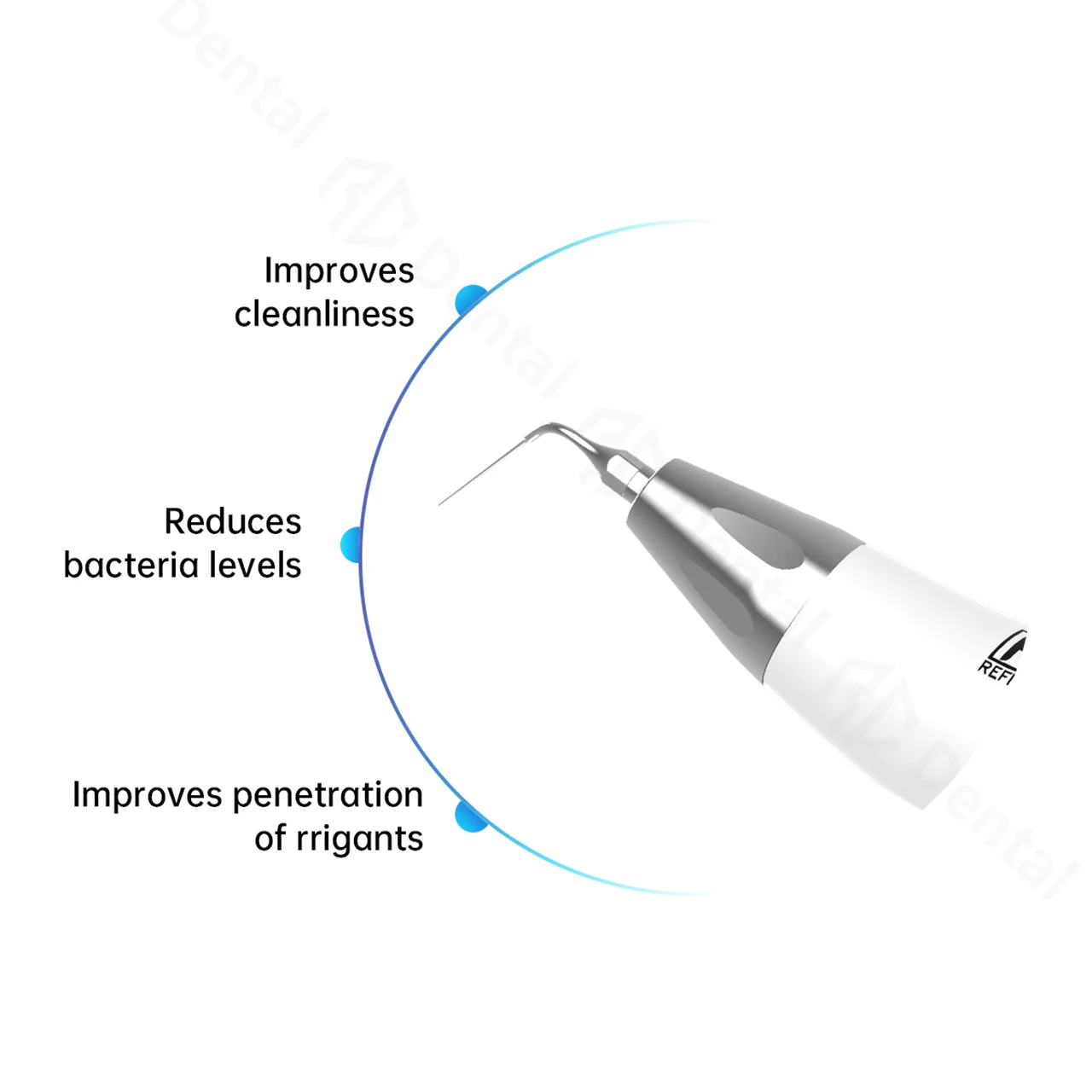 Wireless Ultrasonic Activator Dental Instrument Sonic Irrigator Endo Sonic Activator For Root Canal Tips Dentistry Tools VAT-3