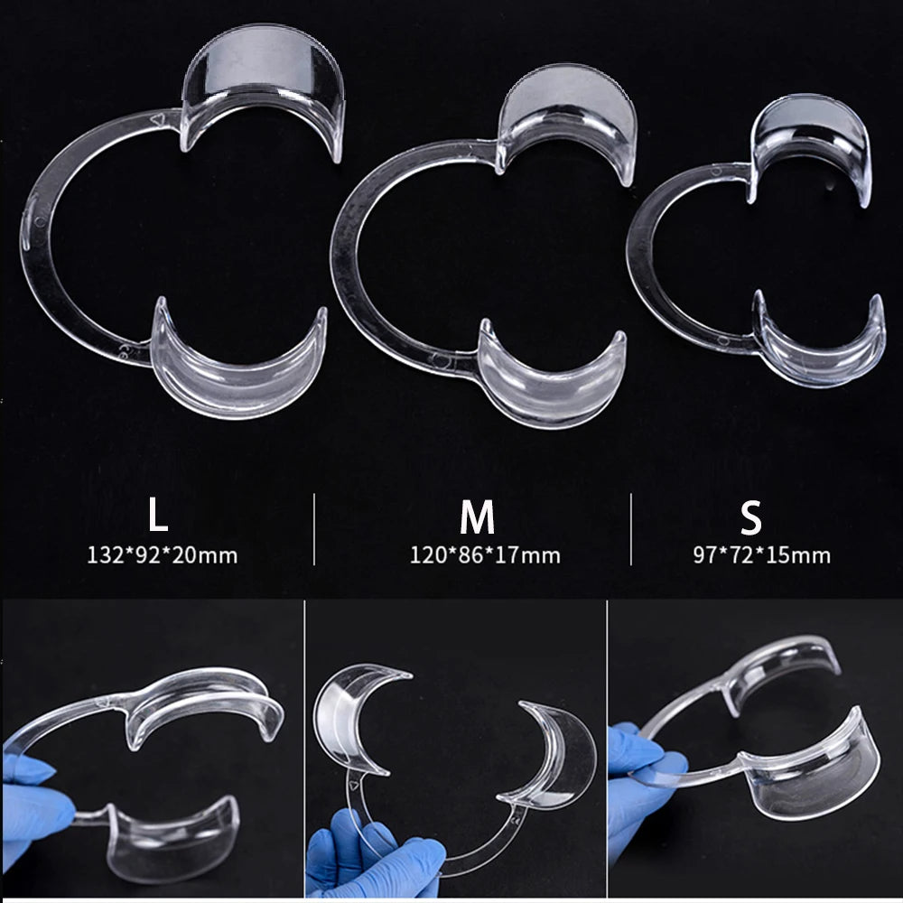 Dental Mouth Opener Orthodontic C Shape Gag Intraoral Cheek Lip Retractor