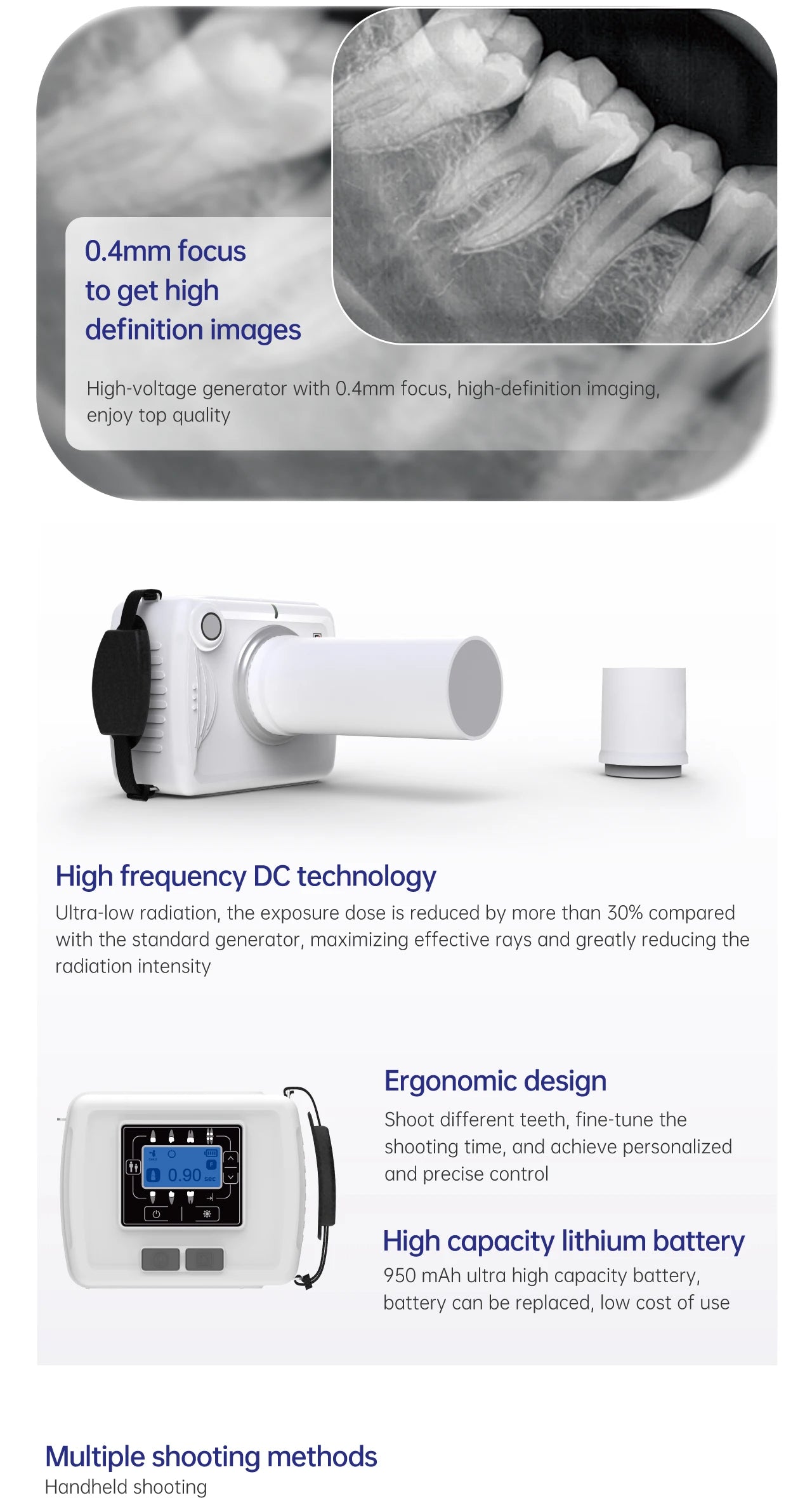 Dental Sensor DynImage X ray Sensor Digital Intraoral System Intra-Oral with Software 3m Cable Clear Image