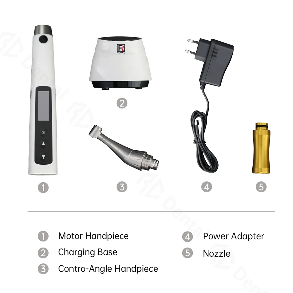 Dental Wireless Endo Motor 16:1 Reduction Contra Angle Endodontic Treatment Root Canal Therapy Instrument EU US iMotor