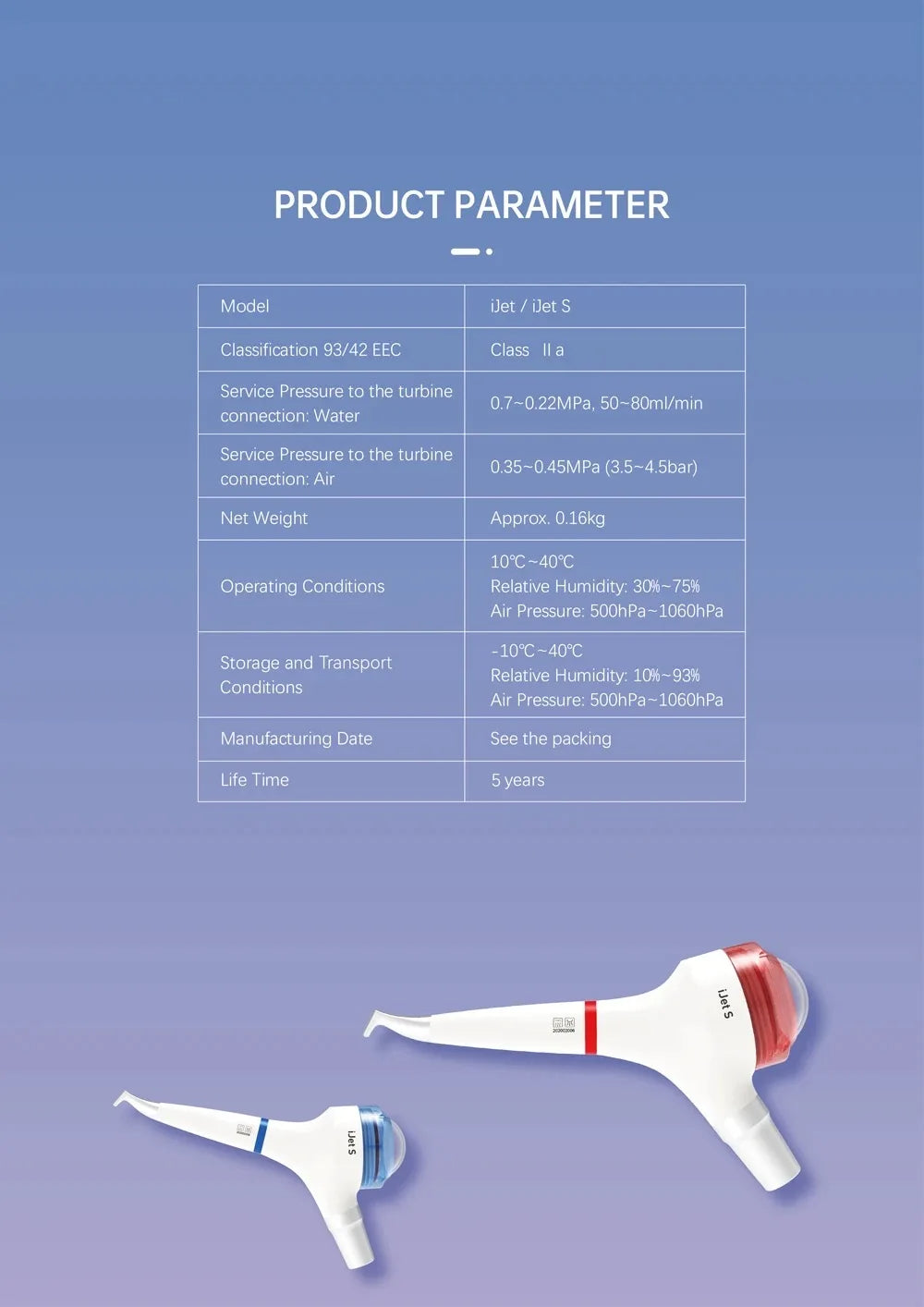 Dental Air Prophy Unit Teeth Whitening Spray Polisher Jet Air Flow Sandblasting iJet S 4 Hole Teeth Polishing Dentistry Tools