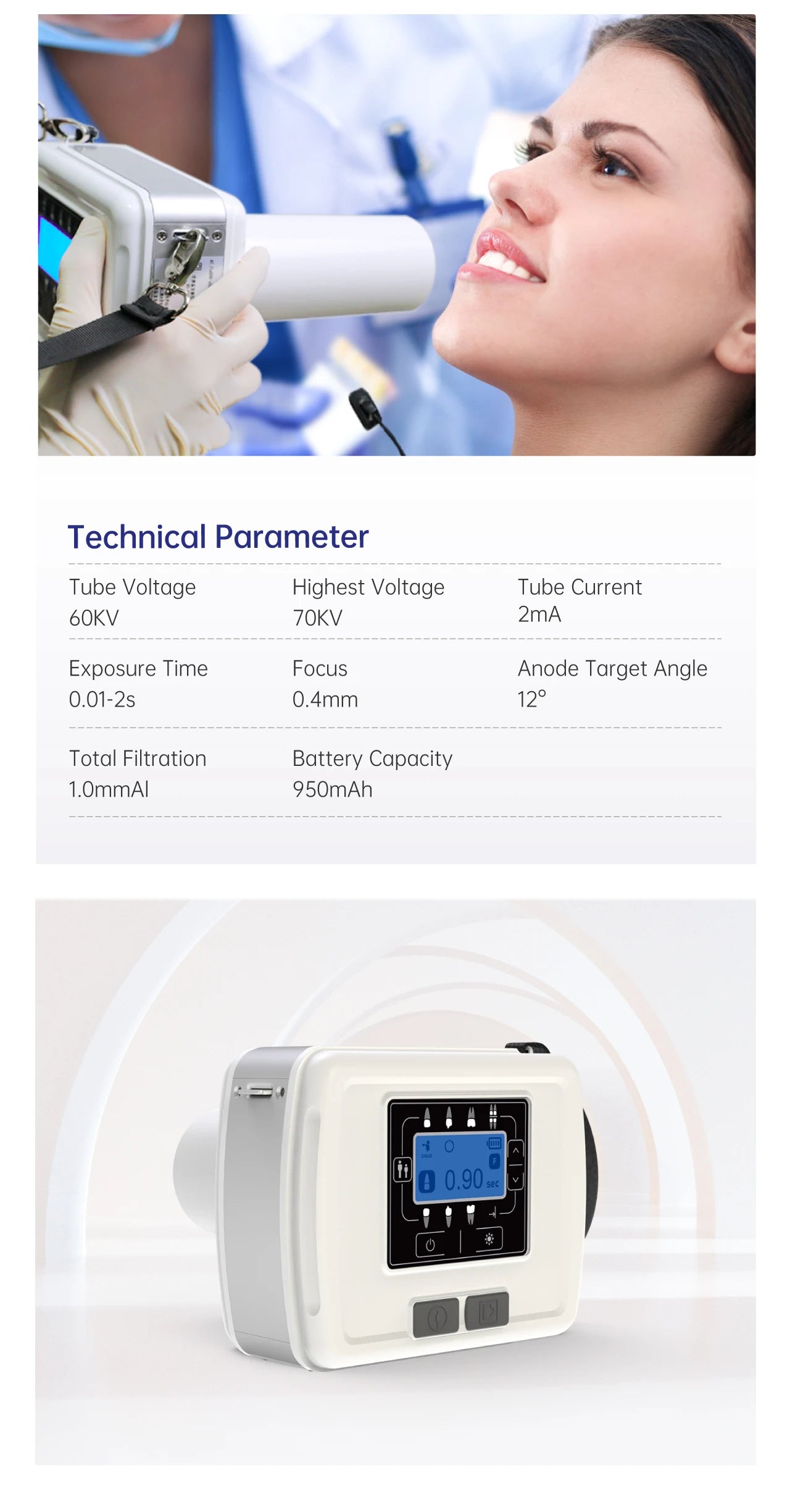 Dental Sensor DynImage X ray Sensor Digital Intraoral System Intra-Oral with Software 3m Cable Clear Image