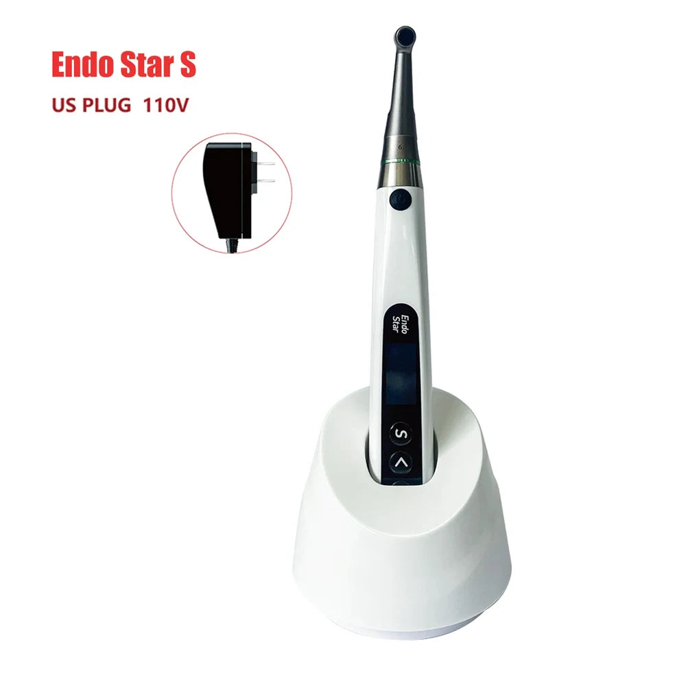 Dental Wireless Endo Motor 6:1 Brushless Contra Angle Reduction Apex Locator Endodontic Treatment Root Canal Therapy Instrument