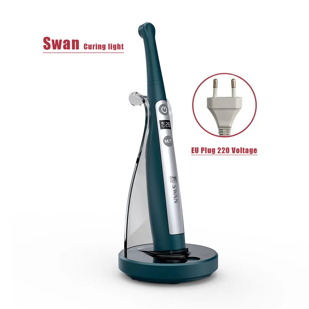 Dental Curing Light Machine Wireless Led Lamp Cordless Adjustable Blue Light Solidify Tools Broad Spectrum Swan Dolphin