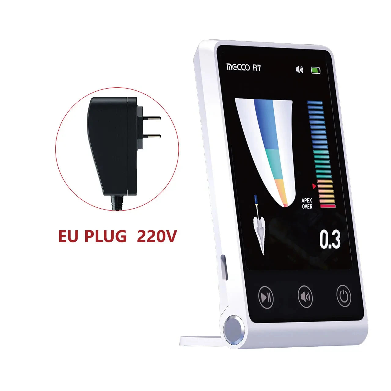 Dental Endodontic Apex Locator Micropex Mini Root Canal Measurement 3.7' LCD Portable Machine Oral Endo Surgical Instruments a7 r7