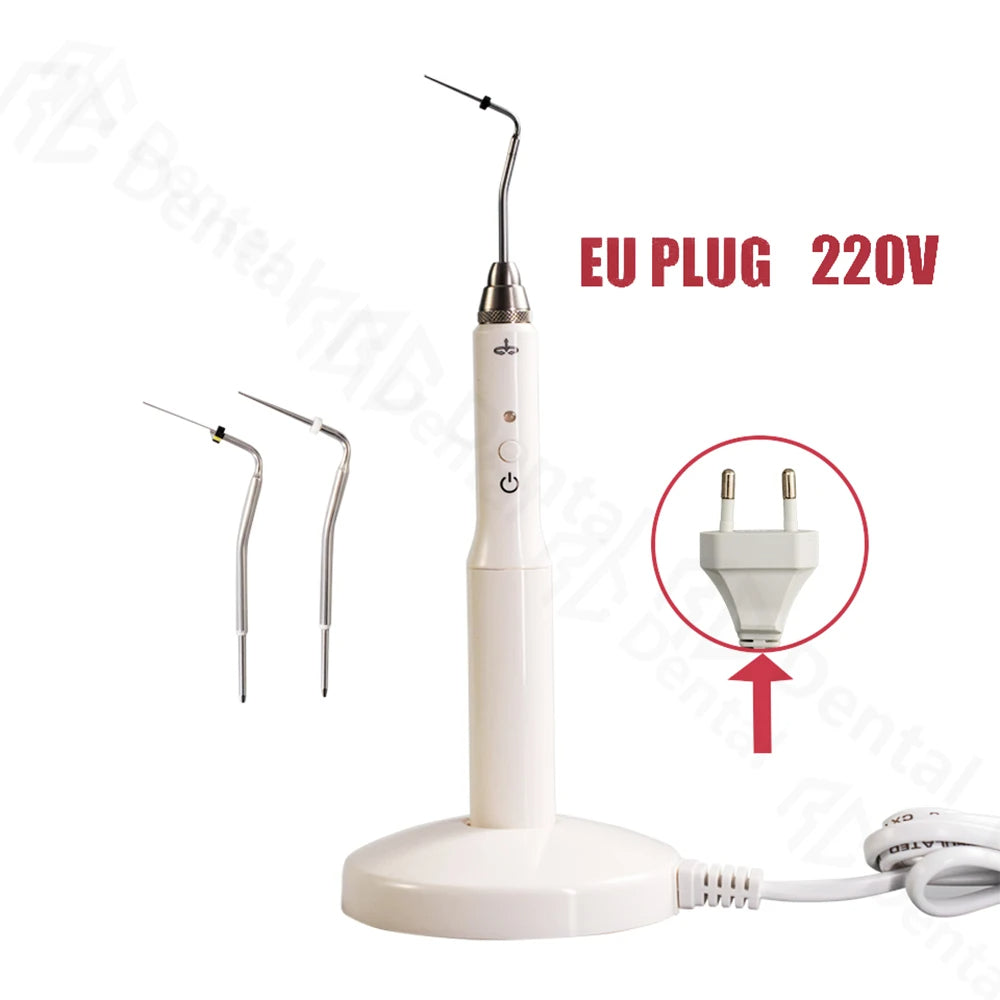 Dental Cordless Wireless Gutta Percha Obturation System Endo Heated Pen+ 2 Tips US EU Plug 220V 110V