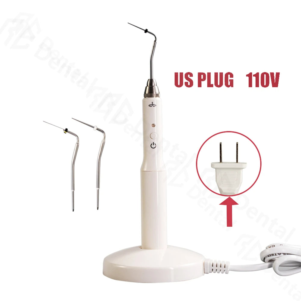 Dental Cordless Wireless Gutta Percha Obturation System Endo Heated Pen+ 2 Tips US EU Plug 220V 110V