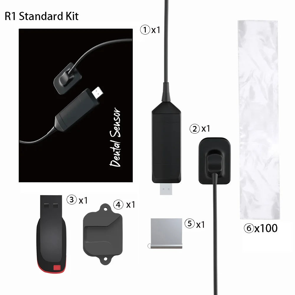 Medical Dental Sensor DynImage X-ray Sensor fast transmission Digital Intraoral System Intra-Oral Include Software 3m Cable