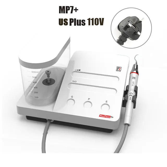 Dental Ultrasonic Scaler Endo Scaling Teeth with LED Water Bottle for Periodontics Detachable Handpiece Maxpiezo 7+